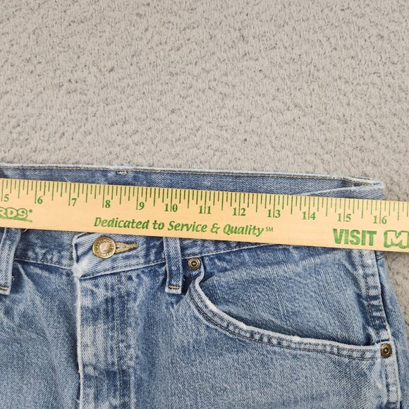 Wrangler Men's Classic 5-Pocket Regular Fit Faded Cotton Jeans Size 33x30 Cowboy - Picture 3 of 13